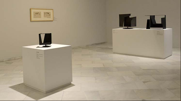 Las obras de Jorge Oteiza y Eduardo Chillida estarán expuestas en el Museo de San Telmo (San Sebastián) a partir del 8 de abril, tras su paso por Valencia. Fotografía cortesía de la Fundación Bancaja.