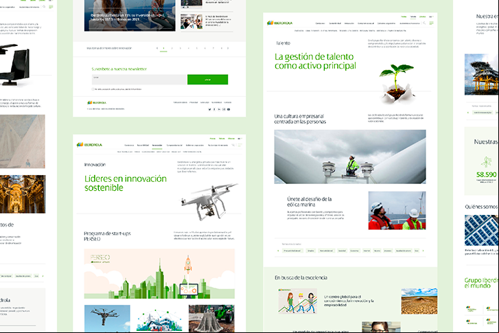 Os canais digitais estão adaptados à realidade internacional do grupo e ao seu compromisso com as energias renováveis e a inovação.