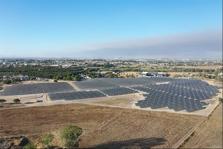 Picture of the Conde photovoltaic plant