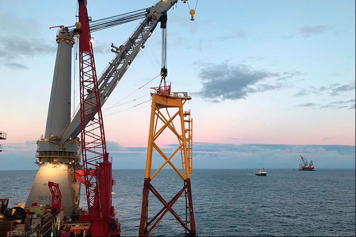 Image of an offshore wind farm