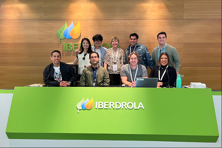 Estudantes da Califórnia visitam o Hub da Iberdrola em Bilbao como exemplo de um centro global de inovação em redes inteligentes