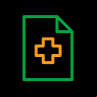 Document with cross icon