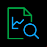 Icono documento y lupa