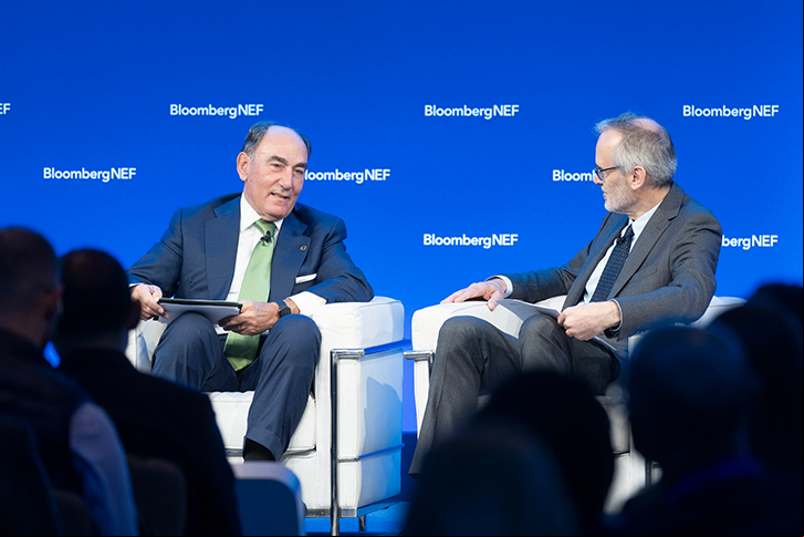 Ignacio Galán na cúpula Bloomberg New Energy Finance