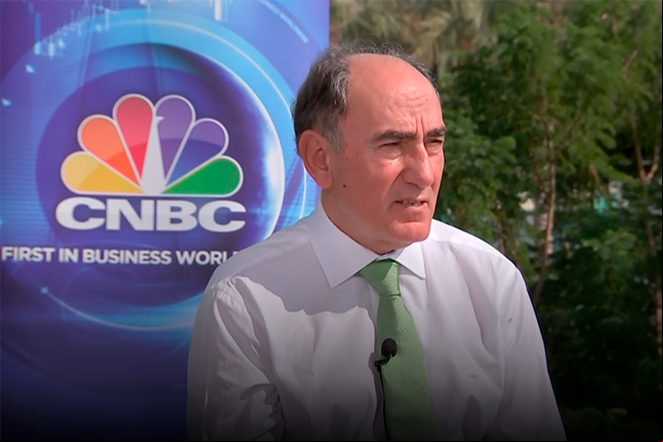 Ignacio Galán, presidente executivo da Iberdrola, em sua entrevista à CNBC