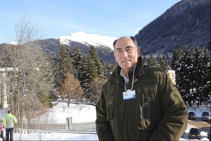 Ignacio Galán at the Davos Economic Forum 2024.
