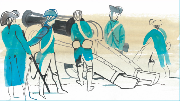 The money Spain raised in Cuba allowed Washington to meet the late payments to his soldiers and was essential for the victory in Yorktown (1781).