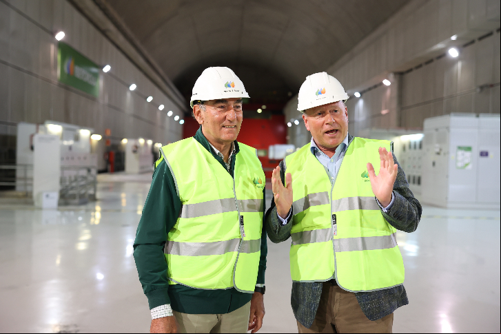 Ignacio Galán, presidente de Iberdrola, y Nicolai Tangen, CEO de Norges Bank