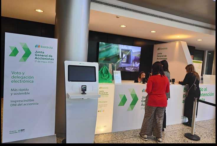 A Iberdrola dá mais um o para promover a participação dos acionistas na Assembleia Geral de Acionistas