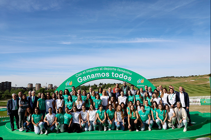 Atletas das 35 federações patrocinadas pela Iberdrola.