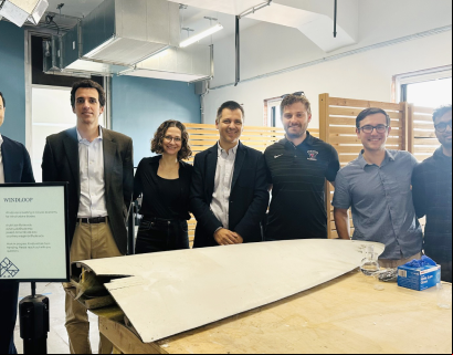Colaboramos com WindLoop em projeto de reciclagem de pás nos EUA