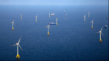 How is the location of offshore wind farms chosen?