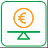 Icono balanza euro