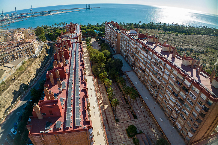 Comunidade solar El Palmeral em Alicante, Comunidade Valenciana