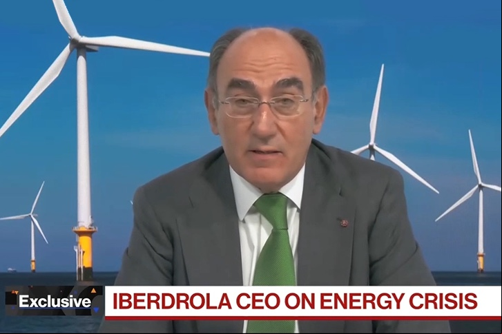 Iberdrola chairman Ignacio Galán, interviewed on Bloomberg TV during Climate Week in New York.