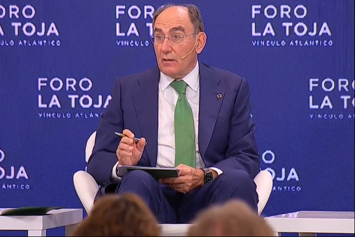 Ignacio Galán, chairman of Iberdrola group, at the La Toja 2021 Forum.