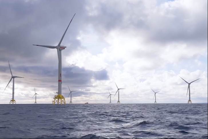 Imágenes de recurso de distintos parques eólicos de Iberdrola.