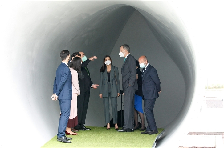 SSMM los Reyes, acompañados de Ignacio Galán, visitan el Campus de Innovación y Formación de Iberdrola