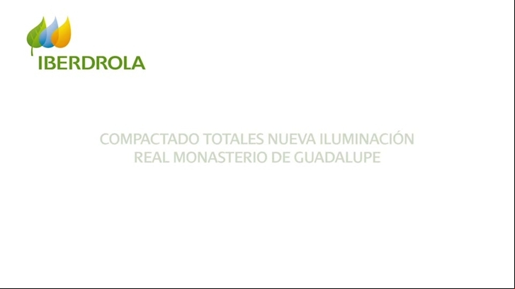 Totales con intervención del Presidente de Iberdrola, el Presidente de la Fundación Iberdrola España, el arquitecto responsable del proyecto y el hermano guardián Del Real Monasterio de Guadalupe