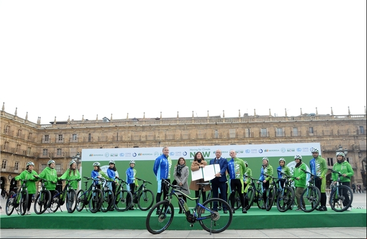 Equipo Moving for Climate NOW Plaza Mayor