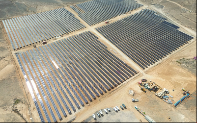 Solar power plant in the Canary Islands