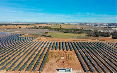 Solar power plant in Castile and León
