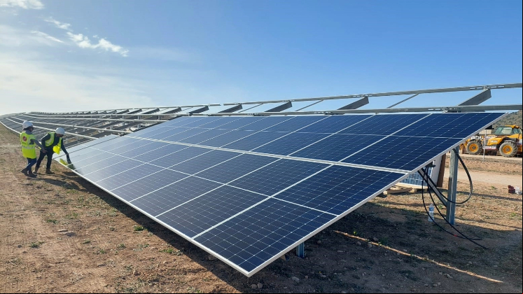 Peñarrubia photovoltaic plant.