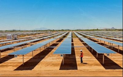 Solar power plant in Extremadura