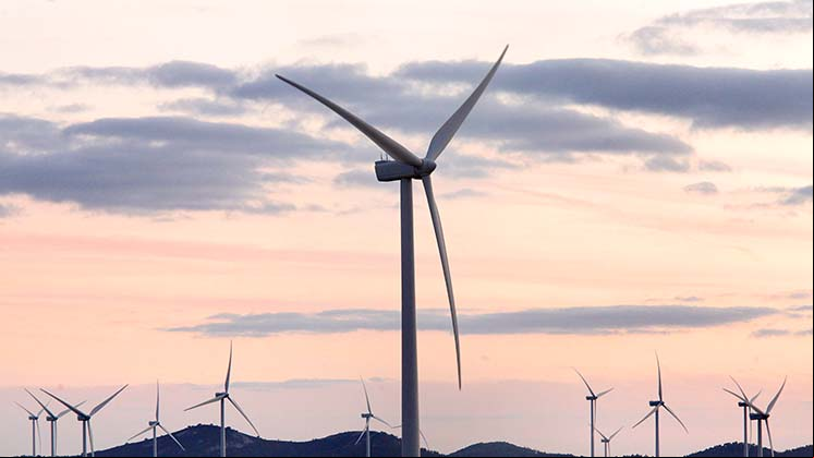 Onshore wind farm in Spain