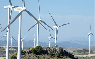Wind farms in Murcia