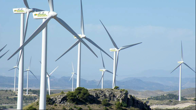 Wind farms in Murcia