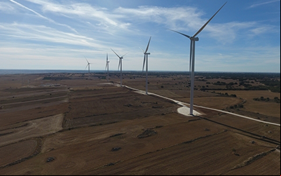 Wind farms in Castile and León