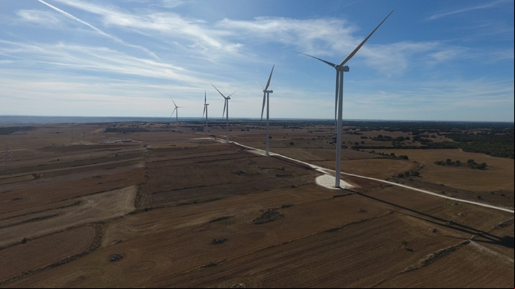 Wind farms in Castile and León