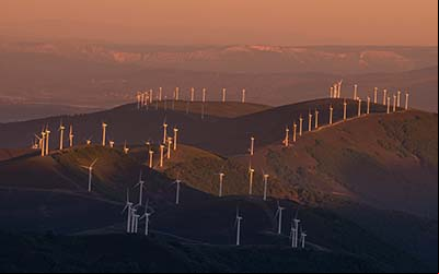 Wind farms in La Rioja