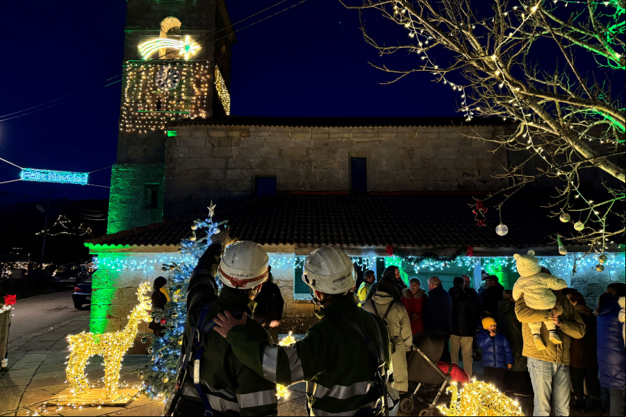Iberdrola España takes the light of Christmas to villages in Cantabria